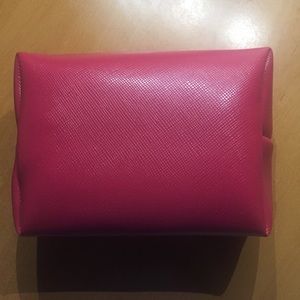 pink cosmetic bag